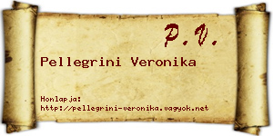 Pellegrini Veronika névjegykártya